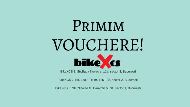 Ești posesorul unui Voucher de 500 ron prin programul „Bicicliști în București”? Vino în magazinele BikeXCS!